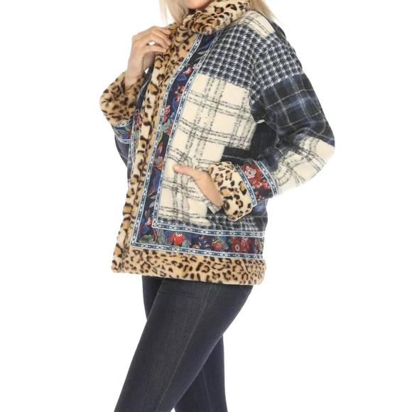 NEW JOHNNY WAS beck reversible plaid jacket in becks plaid - Picture 2 of 5